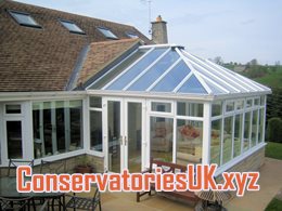 L shaped edwardian conservatory