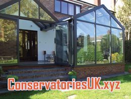 Lean to conservatory terraced house