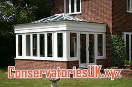 flat glass conservatory roof