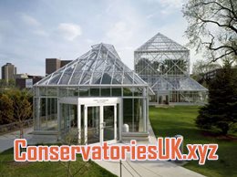 Conservatory in a house