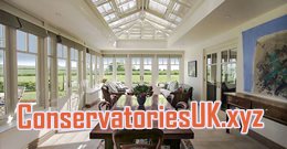 roof glass conservatory with