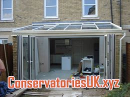 Tinted glass conservatories