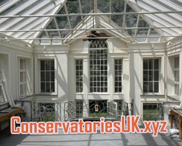 Electric radiators for a conservatory