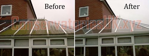 uPVC Conservatories
 Before and After Picture