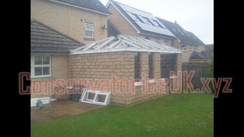 uPVC Conservatories
 Before and After Picture