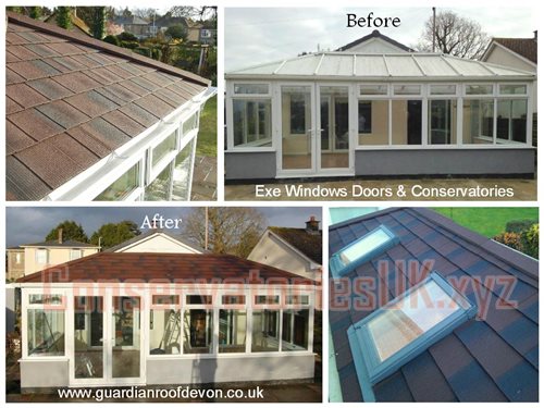 uPVC Conservatories
 Before and After Picture