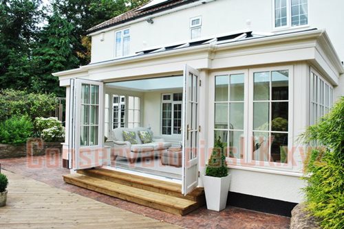 uPVC Conservatories
 Before and After Picture