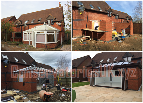 Before and After Bespoke Conservatories