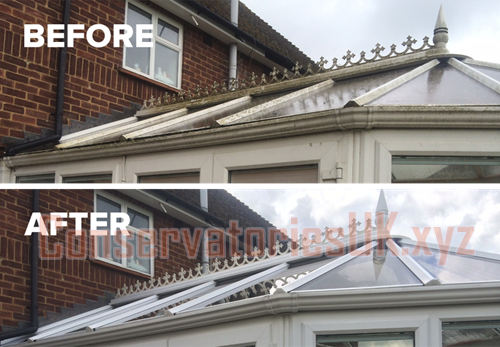 Before and After Bespoke Conservatories