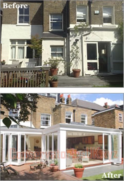 Before and After Bespoke Conservatories