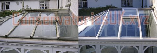 uPVC Conservatories
 Before and After Picture