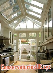 extending a kitchen with a conservatory